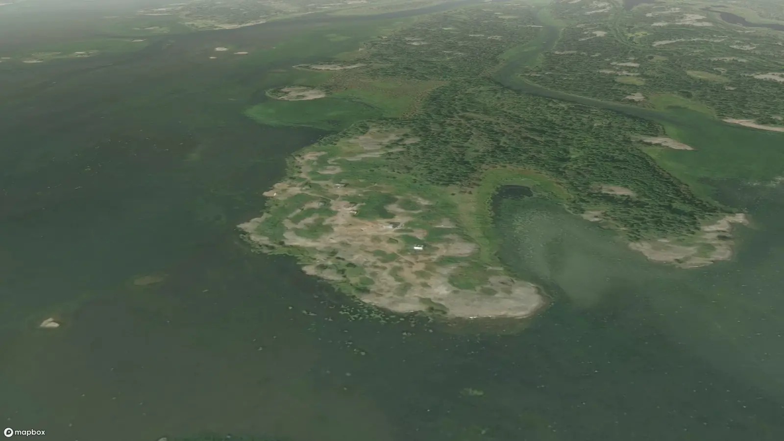 A satellite view of Xaelı K'ogola (Marian Village).